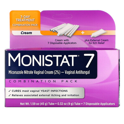 

Monistat 7-Day Treatment Cream Combination Pack 7 Disposable Applicators