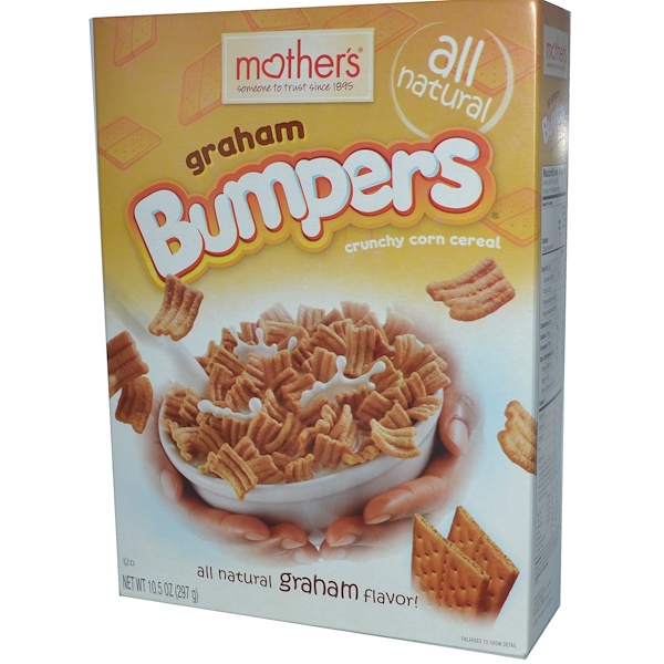 Mother's, Crunchy Corn Cereal, Graham Bumpers, 10.5 oz (297 g) (Discontinued Item) 