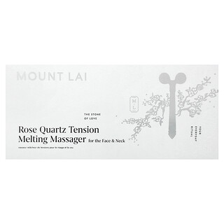 Mount Lai, Rose Quartz Tension Melting Massager, 1 Facial Roller