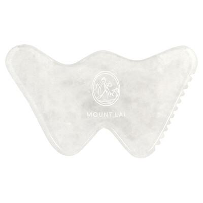 Mount Lai, The Vitality QI Collection, Guasha de jade blanco para esculpir, 1 unidad