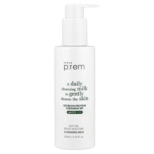 Make P:rem Safe Me. Relief Moisture Cleansing Milk, 6.76 fl oz (200 ml)