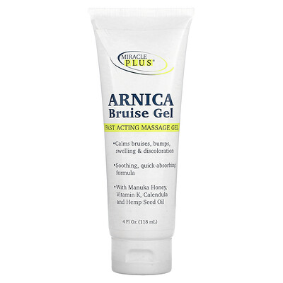 

Miracle Plus, Arnica Bruise Gel, 4 fl oz (118 ml)