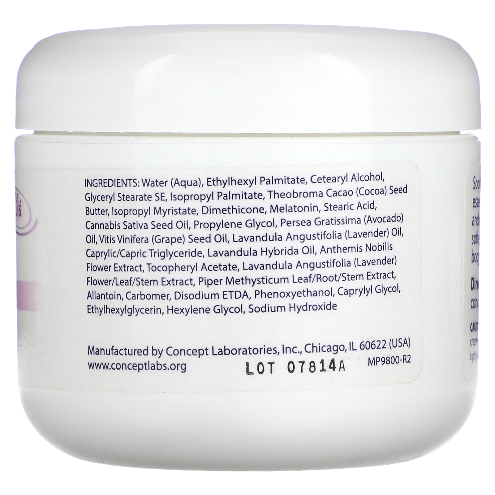 Miracle Plus Melatonin Sleep Cream With Lavender Chamomile Oz