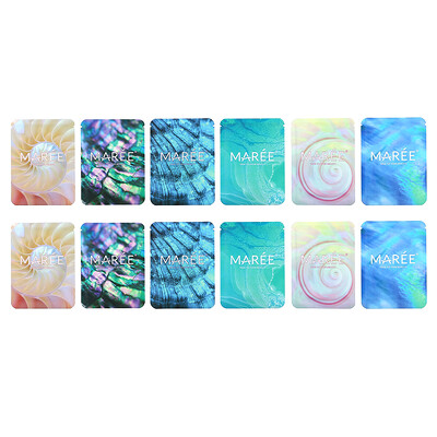 Maree, Geles con colágeno marino para los ojos, 12 pares, 36 g (1,32 oz)