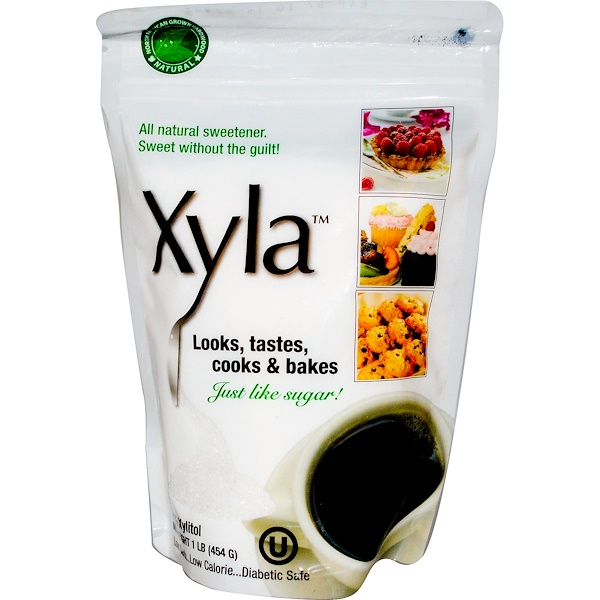 Xylitol USA, Xyla, Совсем как сахар, 1 фунт (454 г)