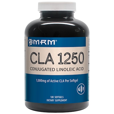 CLA 1250, 1000 мг, 180 мягких желатиновых капсул