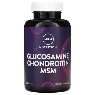 MRM, Glucosamina Condroitina MSM, 90 Cápsulas