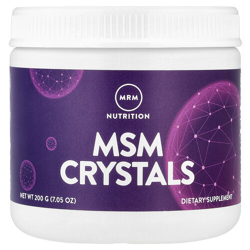 MRM Nutrition, MSM-Kristalle, 1.000 mg, 200 g (7,05 oz.)