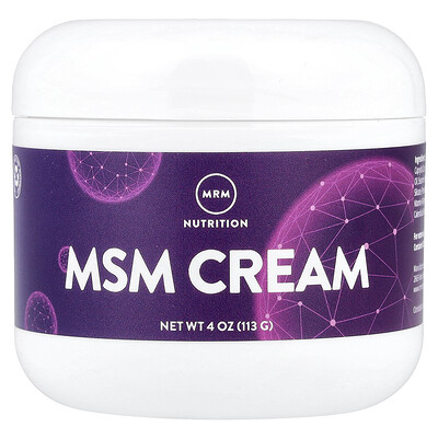 MRM Nutrition, Crema de MSM, 113 g (4 oz)