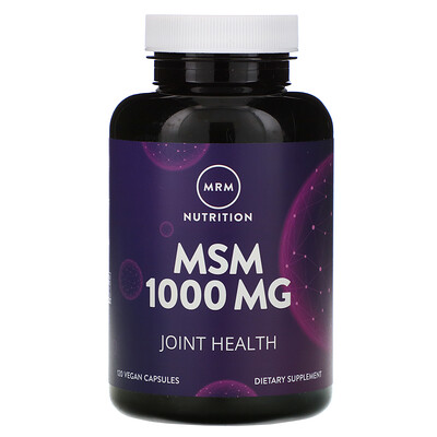 MRM Nutrition, MSM, 1,000 mg, 120 Vegan Capsules