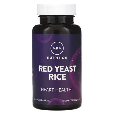 MRM Red Yeast Rice, 60 Vegan Capsules