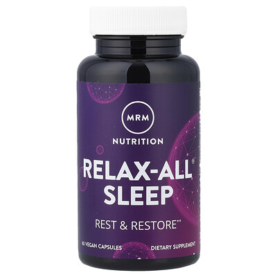 MRM Nutrition, Relax-All® para favorecer el sueño, 60 cápsulas veganas