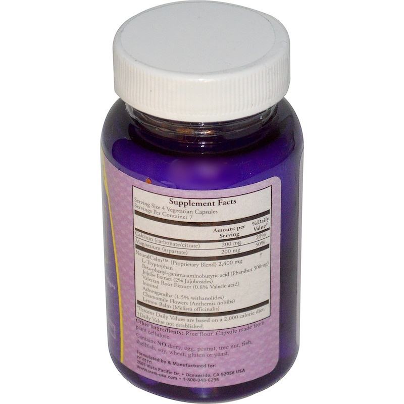 MRM, RelaxAll with Phenibut, 28 Veggie Caps iHerb