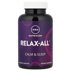 Relax-All®, засіб для заспокоєння та сну, 60 веганських капсул