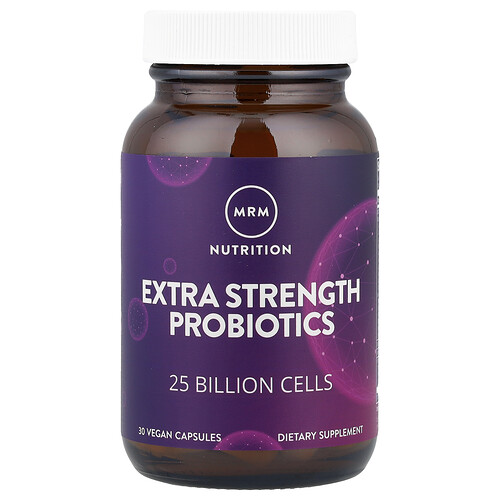 MRM Nutrition, Probiotics, Probiotika, 25 Milliarden Zellen, 30 vegane Kapseln