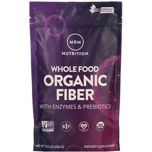 Отзывы о МРМ, Whole Food, Organic Fiber with Enzymes and Prebiotics, 9.3 oz (256 g)