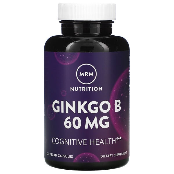 MRM, Ginkgo, 60 mg, 120 vegane Kapseln