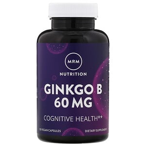 Отзывы о МРМ, Nutrition, Ginkgo B, 60 mg, 120 Vegan Capsules