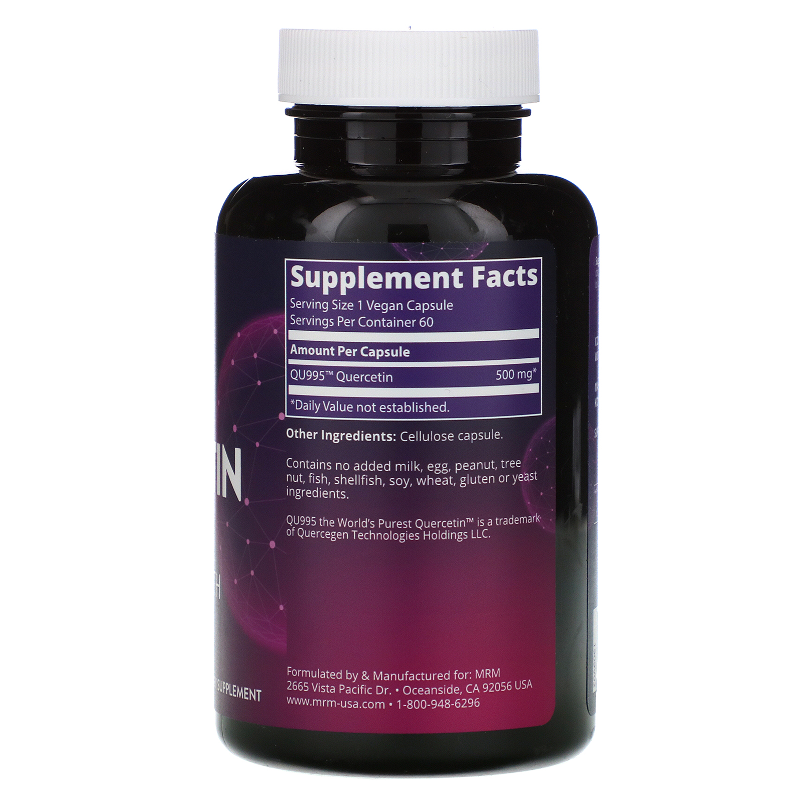 MRM, Nutrition, кверцетин, 60 веганских капсул - iHerb
