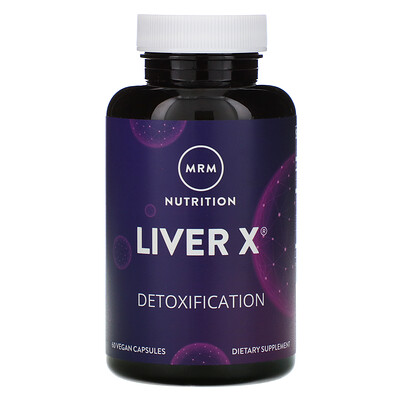 MRM Nutrition, Liver X, 60 Vegan Capsules
