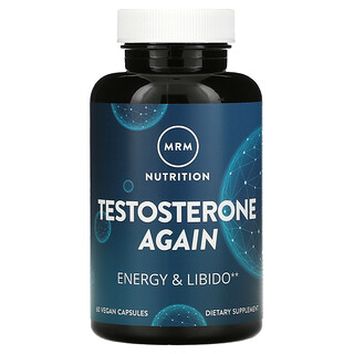MRM, Testosterone Again, Energy & Libido, 60 Vegan Capsules