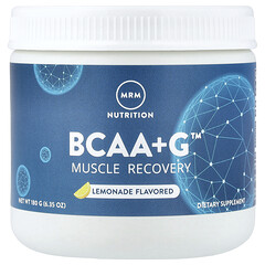 BCAA+G™, для відновлення м'язів, лимонад, 180 г (6,35 унції)