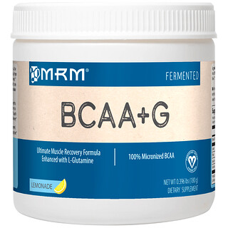 MRM, BCAA+G , со вкусом лимонада, 0,396 фунта (180 г)