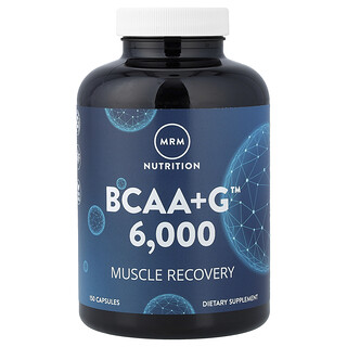 MRM Nutrition, BCAA+G™ 6000, 150 cápsulas