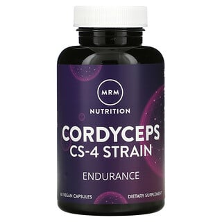 MRM, Nutrition, Souche de cordyceps CS-4, 60 capsules vegan 