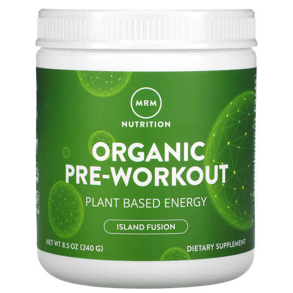MRM, Organic PreWorkout, Island Fusion, 8.5 oz (240 g) iHerb