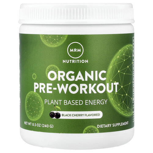 MRM Nutrition, Organic Pre-Workout, Black Cherry, 8.5 oz (240 g)