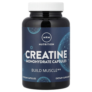 MRM Nutrition, Sports, Creatine Monohydrate, Kreatinmonohydrat, 90 pflanzliche Kapseln (833.3 mg pro Kapsel)