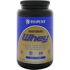 MRM, Natural Whey, Unflavored, 32.5 oz (920 g)