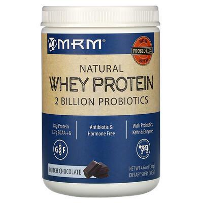 

MRM натуральный сывороточный протеин, голландский шоколад, 130 г (4,6 унции)