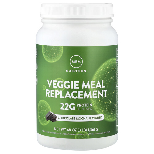 Veggie Meal Replacement 48 oz by Metabolic Response Modifier - Chocolate Mocha