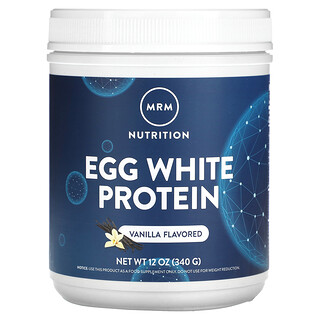 MRM Nutrition, Yumurta Beyazı Proteini, Vanilya, 12 oz (340 gr)