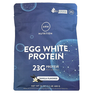 MRM Nutrition, Egg White Protein, Vanilla, 1.5 lbs (680 g)