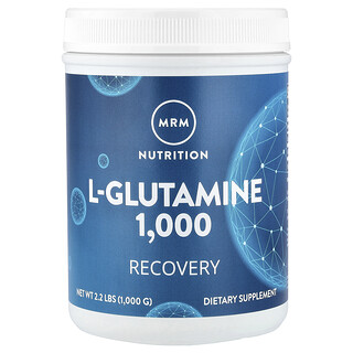 MRM Nutrition, L-глютамин 1000, 1000 г (2,2 фунта)