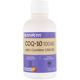 MRM, COQ-10 with L-Carnitine, Orange-Vanilla, 100 mg / 1,000 mg, 16 fl oz (480 ml) отзывы