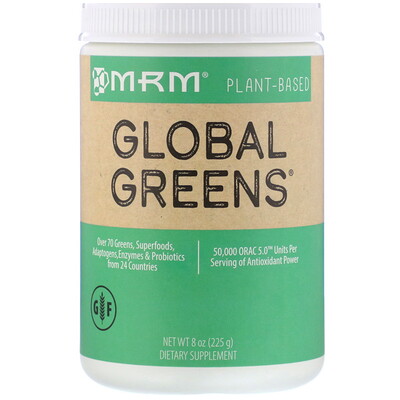 Global Greens, добавка с зеленью, 225 г (8 унций)