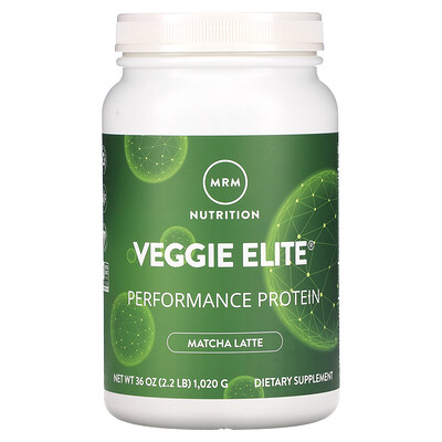 

MRM Nutrition Veggie Elite Performance Protein Matcha Latte 2.2 lb (1 020 g)