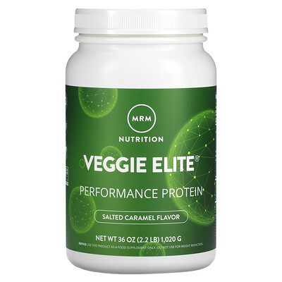 

MRM Nutrition Veggie Elite Performance Protein Salted Caramel 2.2 lb (1 020 g)