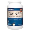 MRM, Gainer With Probiotics, Rich Vanilla, 3.3 lbs (1512 g)