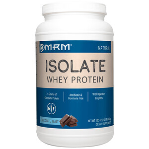 МРМ, Natural Isolate Whey Protein, Chocolate Malt, 2.03 lb (922 g) отзывы покупателей