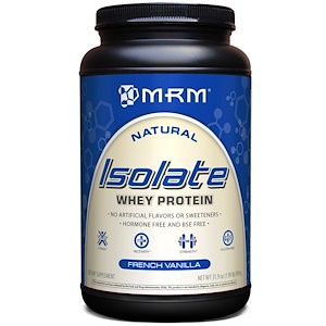 MRM, Natural Isolate Whey Protein, French Vanilla, 3.19 oz (904 g)