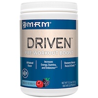 Driven, Формула перед тренировкой, без сахара, ягодный микс, 12.3 унции (350 г) - изображение