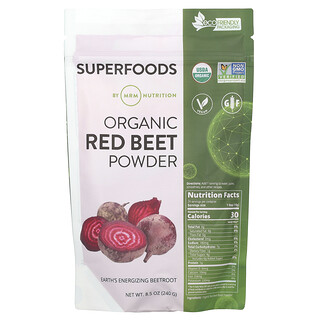 MRM Nutrition, Økologisk rødbetepulver, 8.5 oz (240 g)