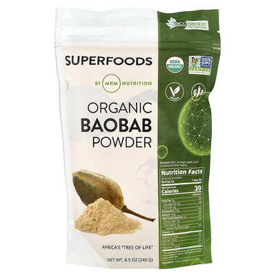 Product Image for MRM Nutrition, Organic Baobab Powder, 8.5 oz (240 g)