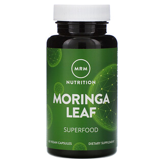 MRM, Nutrition, листья моринги, 60 веганских капсул