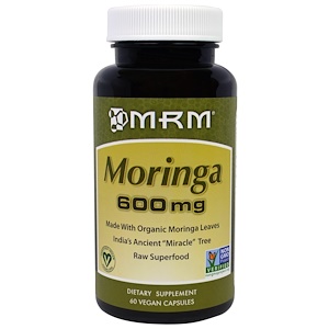 MRM, Moringa 600 mg, 60 Vegan Capsules